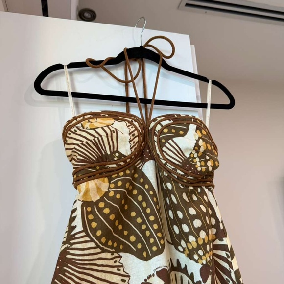 Farm Rio Sand Shell Mix Maxi Dress - Picture 7 of 8